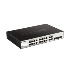 Коммутатор 16+4 port 10/100/1000 Mbit, D-Link DGS-1210-20/F1A, Auto MDI/MDI-X,4x SFP, rack