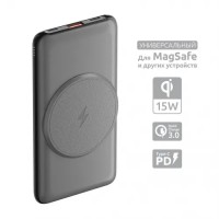 Зарядное устройство Power bank Olmio QM-10, 10000mAh wireless серый