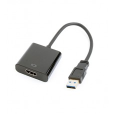 Converter USB 3.0 m -> HDMI f, Cablexpert A-USB3-HDMI-02, black