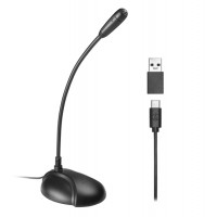 Микрофон Audio-Technica ATR4750-USB, 50-13000Hz, 48dB, USB Type C (A), 1.8m cable