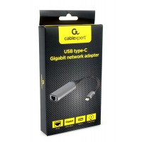 Сетевая карта Type-C, 10/100/1000 Mb, Cablexpert A-USB3C-LAN-01, USB LAN
