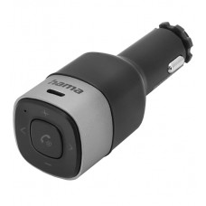 Bluetooth Receiver Hama 00014159, BT4.2, car kit, 3.5" out, Li-on/USB(+car charger), black