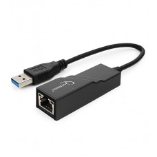 Сетевая карта USB, 10/100/1000 Mb, Gembird Сетевая карта-U3, USB LAN