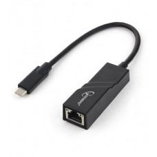 Сетевая карта USB, 10/1000 Mb, Gembird A-CM-LAN-01, Type-C LAN