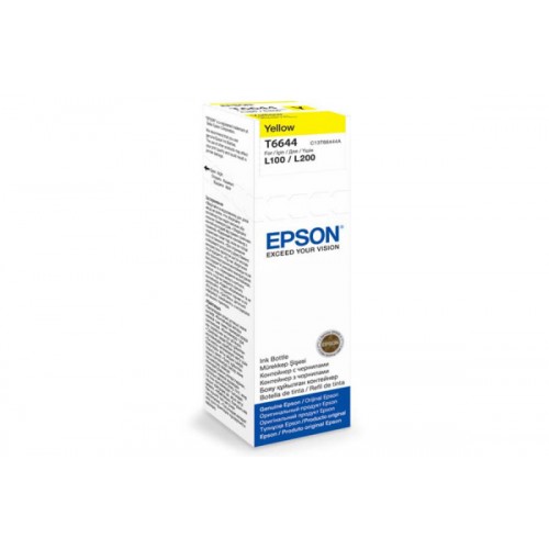 Контейнер с чернилами Epson C13T66444A L100/L200 Yellow