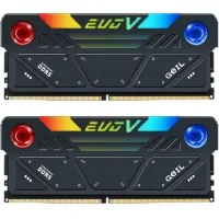 Оперативная память 32GB Kit (2x16GB) GEIL EVO V RGB 6800Mhz DDR5 PC5-54400 GESG532GB6800C36ADC Black