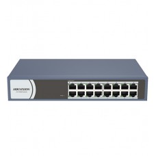 Коммутатор 16 port 10/100M Hikvision DS-3E0116R-O, desk/rack