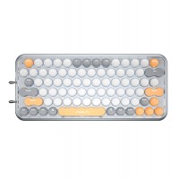 Клавиатура Bluetooth, Aula F3680, BT/wireless/Type C, grey-white