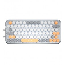 Клавиатура Bluetooth, Aula F3680, BT/wireless/Type C, grey-white