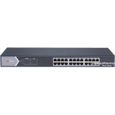 Коммутатор 24 port 10/100/1000M Hikvision DS-3E0526P-E/M, 24 x Gigabit PoE + 2 x SFP 10/100/1000M