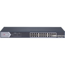 Коммутатор 24 port 10/100/1000M Hikvision DS-3E0526P-E/M, 24 x Gigabit PoE + 2 x SFP 10/100/1000M