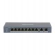 Коммутатор  8 port 10/100M Hikvision DS-3E0310P-E/M, 8 x PoE + 2 x RJ45 10/100M