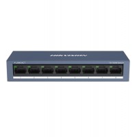 Коммутатор  8 port 10/100M Hikvision DS-3E0108-O, desk/rack