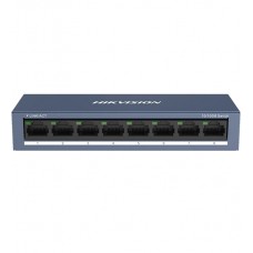 Коммутатор  8 port 10/100M Hikvision DS-3E0108-O, desk/rack