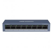 Коммутатор  8 port 10/100M Hikvision DS-3E0108-O, desk/rack