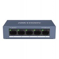 Коммутатор  5 port 10/100M Hikvision DS-3E0105-O, desk/rack