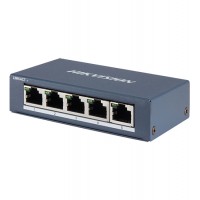 Коммутатор  5 port 10/100/1000M Hikvision DS-3E0505-E, desk/rack