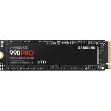 Твердотельный накопитель SSD M.2 PCIe 2 TB Samsung 990 PRO, MZ-V9P2T0BW, NVMe 1.3