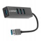 USB Hub 4 port, Gembird UHB-C454, USB 3.0