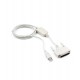 Конвертер USB to Serial converter, RS-232, DB25M, Cablexpert UAS112, 1.8m