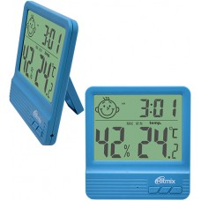 Метеостанция с термометром и гигрометром RITMIX CAT-052 синий
