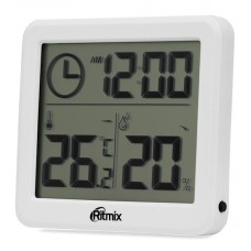 Метеостанция с термометром и гигрометром RITMIX CAT-041 белый