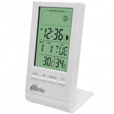 Метеостанция с термометром и гигрометром RITMIX CAT-040 белый