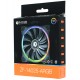 Вентилятор для корпуса, 14cm, ID-Cooling, ZF-14025-ARGB, 500-1600rpm, 79.5CFM, 16.8-36.5dBA