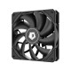 Вентилятор для корпуса, 12cm, ID-Cooling, TF-12025-PRO BLACK, 700-1800rpm, 82.5CFM, 4pin