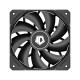 Вентилятор для корпуса, 12cm, ID-Cooling, TF-12025-PRO BLACK, 700-1800rpm, 82.5CFM, 4pin