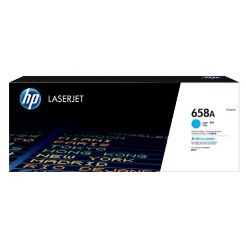 Картридж HP W2001A 658A Cyan LaserJet Toner Cartridge  for Color LaserJet M751, up to 6000 pages