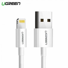 Кабель Ugreen US155 Lightning To USB 2.0 A Male Cable/White 1M, 20728