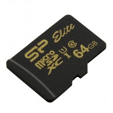 Карта памяти microSDXC  64GB, Silicon Power SP064GBSTXBU1V1G, Class 10