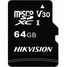 Карта памяти microSDXC  64GB, Hikvision HS-TF-C1/64G, Class 10