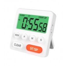 Alarm Clock Ritmix CAT-055, magnet, 2AAA, white