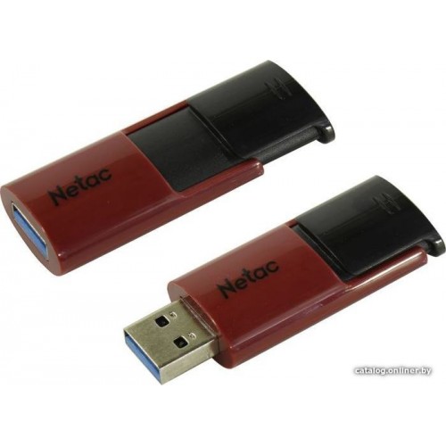 USB Флешка Netac U182 Red USB3.0 Flash Drive 128GB, up to 130MB/s, retractable