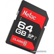 Карта памяти SD, Netac P600 SDXC 64GB, U1/C10, Up to 90MB/s