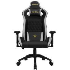 Кресло игровое Gamdias ZELUS M2 Weave, черный/серый, ткань, 140 кг, 2D, 90°-150°, крестовина металл