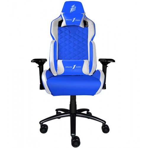 Игровое компьютерное кресло 1stPlayer DK2, Blue/White