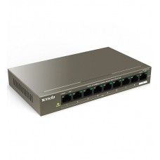 Коммутатор  8+1 port 10/100Mbit, Tenda TEF1109P-8-63W, 8 x PoE, desktop, ext. PS