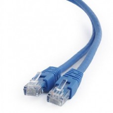 Патч-корд UTP Cablexpert PP6U-1M/B  кат.6, 1м, литой, многожильный (синий)