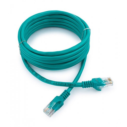 Патч-корд UTP Cablexpert PP12-3M/G кат.5e, 3м, литой, многожильный (зелёный)