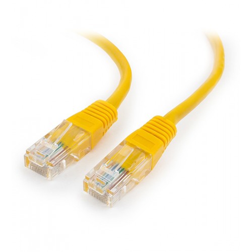 Патч-корд UTP Cablexpert PP12-20M/Y кат.5e, 20м, литой, многожильный (жёлтый)