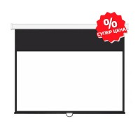 Экран Deluxe DLS-M229-185W (90"х73"), O - 116", Раб. поверхность 221х125 см., 16:9