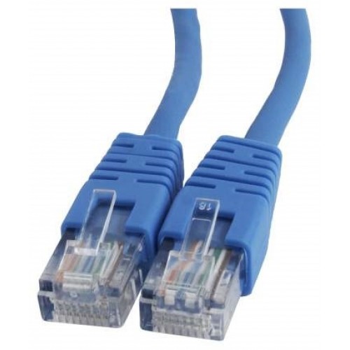 Патч-корд Cablexpert PP10-1M/B, 1m, UTP 5e-Cat, синий