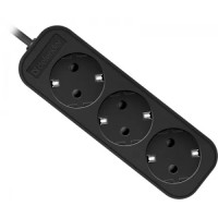 Удлинитель DEFENDER с заземлением M318 1.8 м, 3 розетки