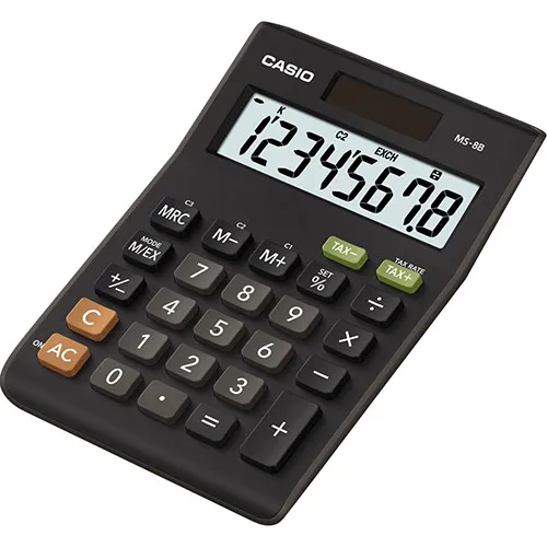 Калькулятор настольный CASIO MS-8B-S-EC