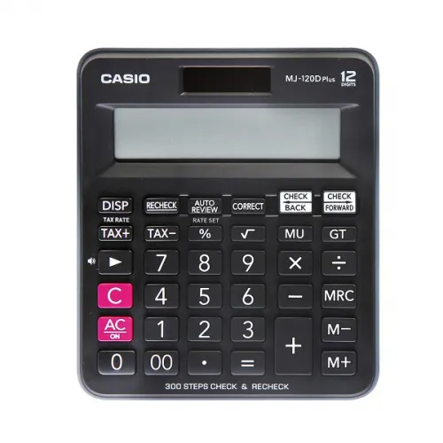 Калькулятор настольный CASIO MJ-120DPLUS-W-EP