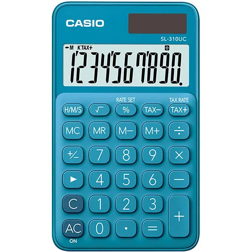 Калькулятор карманный CASIO SL-310UC-BU-W-EC