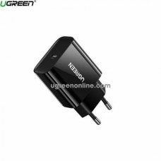 Зарядное устройство UGREEN CD137, USB Type-C PD Fast Charge, черный (10191)